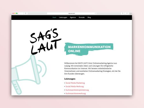 SAG'S LAUT Website